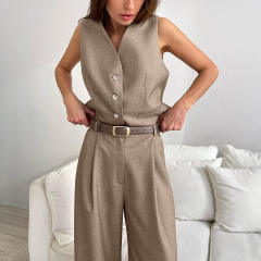 Summer New Vest Suit Pants suit 2024 Fashion