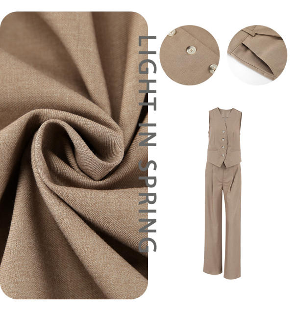 Summer New Vest Suit Pants suit 2024 Fashion