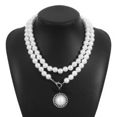 Elegant imitation Pearl Necklace