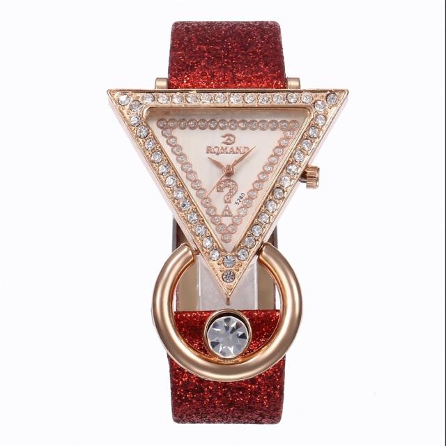 Women's Quartz Watch Casual Simple colorful crystal Peacock Jewelry Set