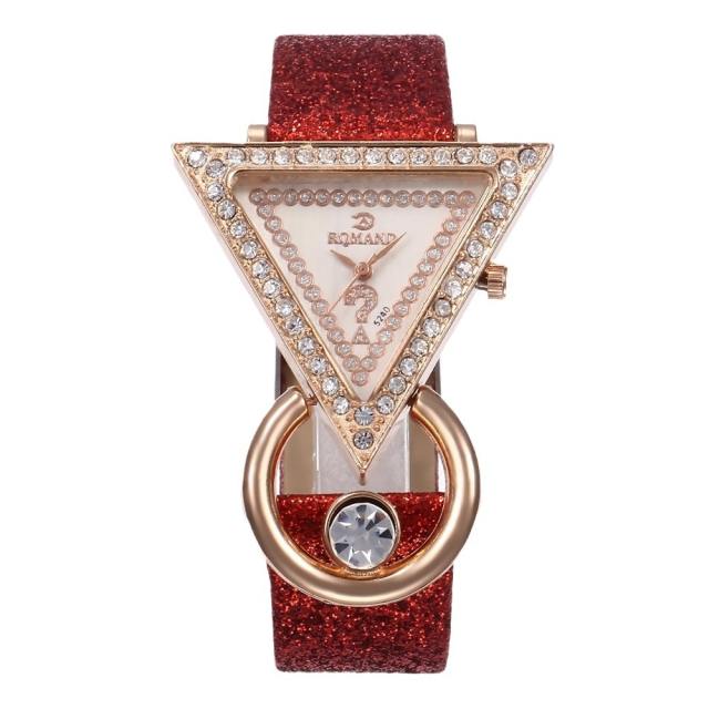 Women's Quartz Watch Casual Simple colorful crystal Peacock Jewelry Set