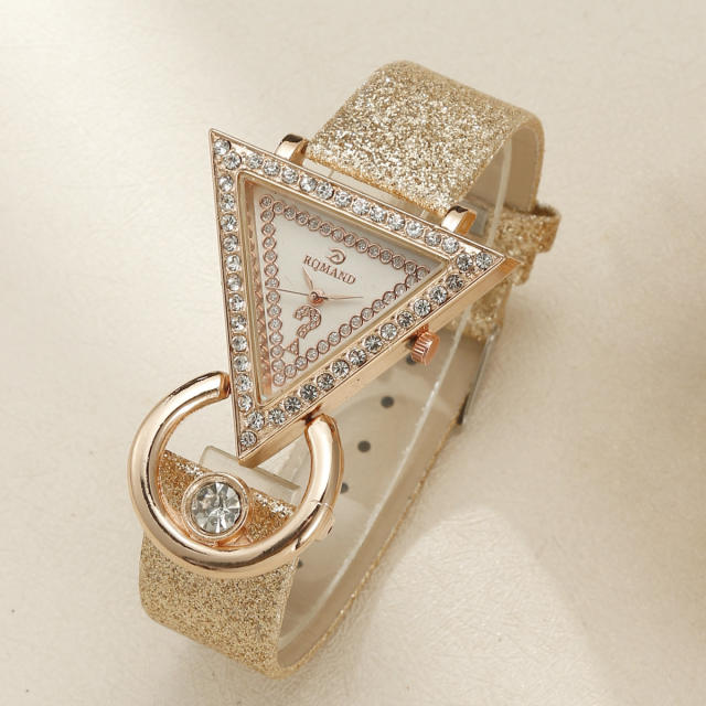 Women's Quartz Watch Casual Simple colorful crystal Peacock Jewelry Set