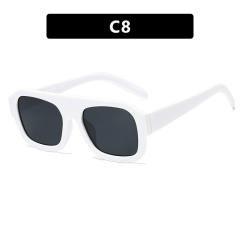 Single Beam Square Large Frame Sunglasses