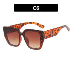 Polygon Stitching Colorblock Sunglasses Irregular 2024 New Sunglasses