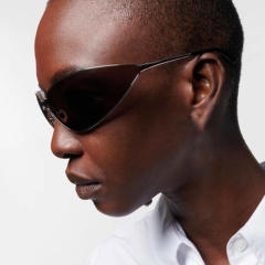 Polarized Metal Cat's Eye Sunglasses