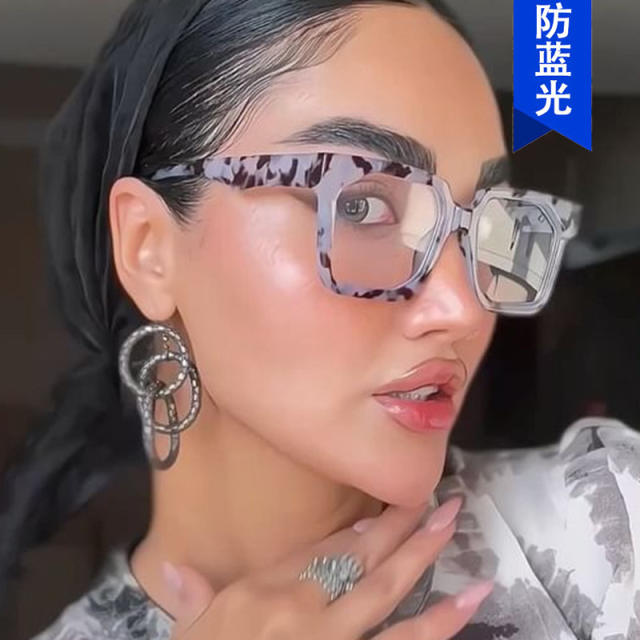 Anti blue light women big frame reading glasses