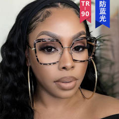 TR90 easy match women anti blue light reading glasses
