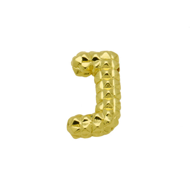 new double-sided pineapple shape 26 English letter initial letter pendant necklace
