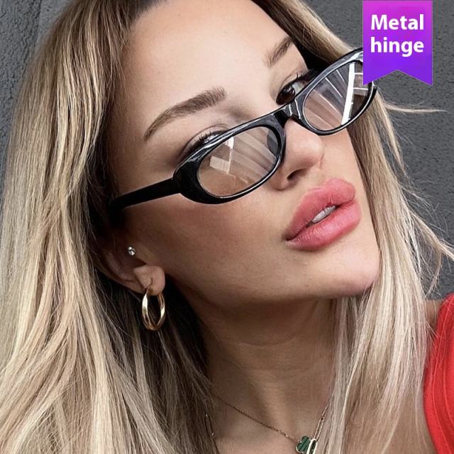 Small Frame Oval Sunglasses 2024 New Cat's Eye Sunglasses