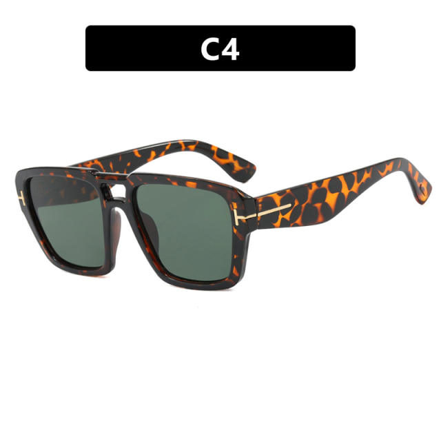 Letter T Sunglasses 2024 New Retro Sunglasses UV Protection Sunglasses