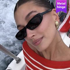 Small Frame Oval Sunglasses 2024 New Cat's Eye Sunglasses