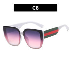 Polygon Stitching Colorblock Sunglasses Irregular 2024 New Sunglasses