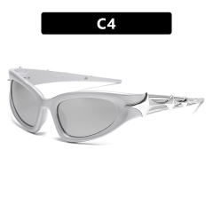 Y2K stars sunglasses bar disco new concave shape fashionable sunglasses