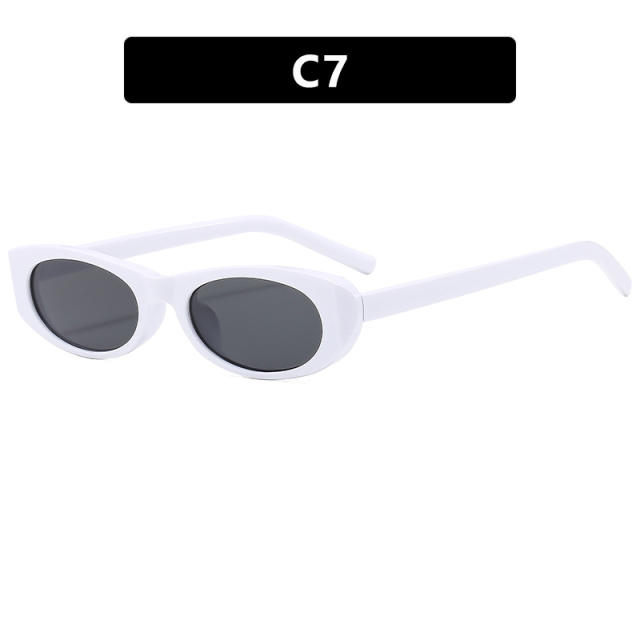 Small Frame Oval Sunglasses 2024 New Cat's Eye Sunglasses