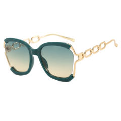 Generous frame chain sunglasses 2024  women's fashion  sunglasses