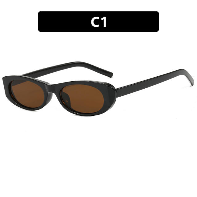Small Frame Oval Sunglasses 2024 New Cat's Eye Sunglasses