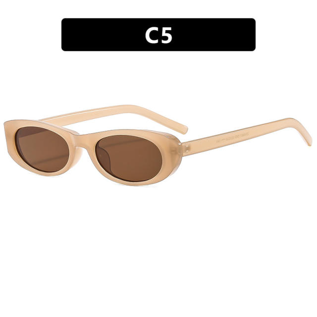 Small Frame Oval Sunglasses 2024 New Cat's Eye Sunglasses