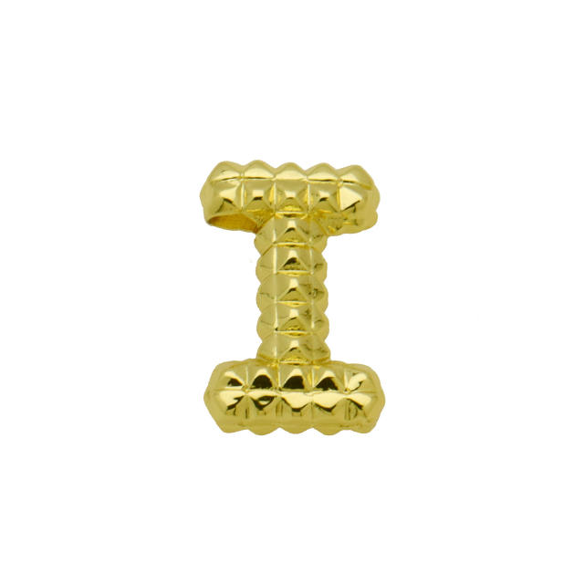 new double-sided pineapple shape 26 English letter initial letter pendant necklace