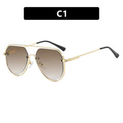 Hollow Metal Frame Sunglasses