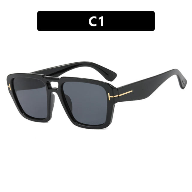Letter T Sunglasses 2024 New Retro Sunglasses UV Protection Sunglasses