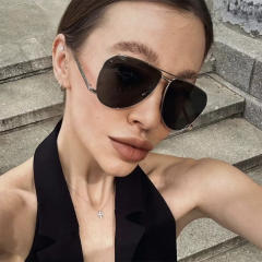Occident fashion big frame goggles sunglasses