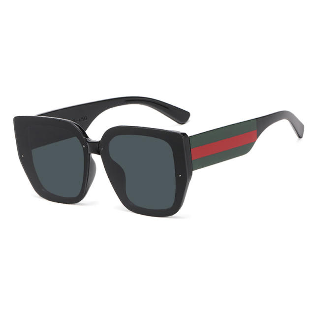 Polygon Stitching Colorblock Sunglasses Irregular 2024 New Sunglasses