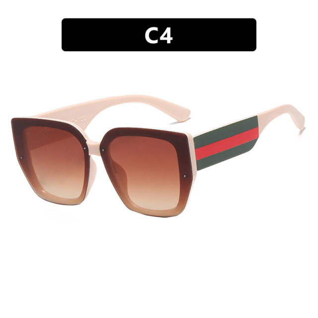 Polygon Stitching Colorblock Sunglasses Irregular 2024 New Sunglasses