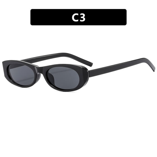 Small Frame Oval Sunglasses 2024 New Cat's Eye Sunglasses