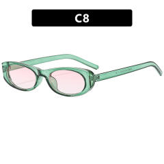 Small Frame Oval Sunglasses 2024 New Cat's Eye Sunglasses