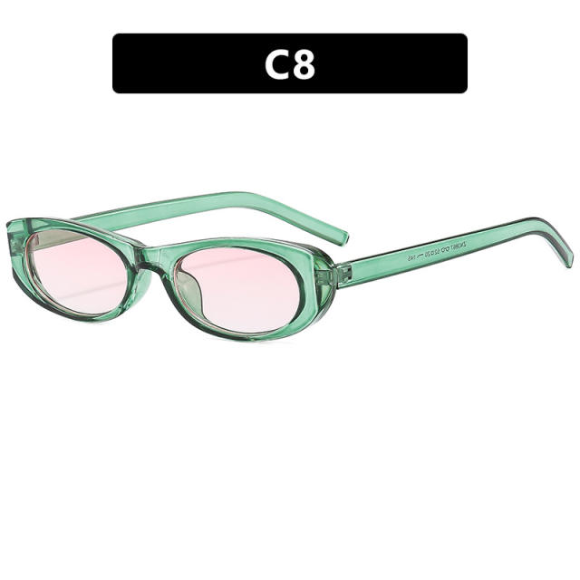 Small Frame Oval Sunglasses 2024 New Cat's Eye Sunglasses