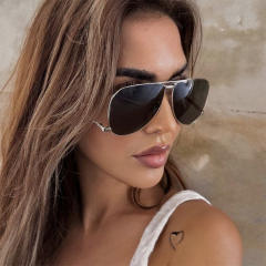Occident fashion big frame goggles sunglasses