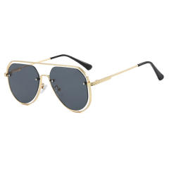 Hollow Metal Frame Sunglasses