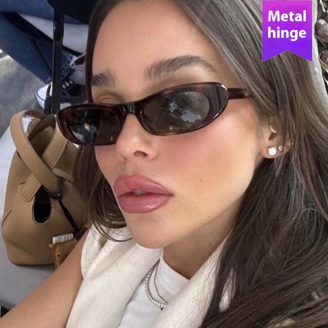 Small Frame Oval Sunglasses 2024 New Cat's Eye Sunglasses