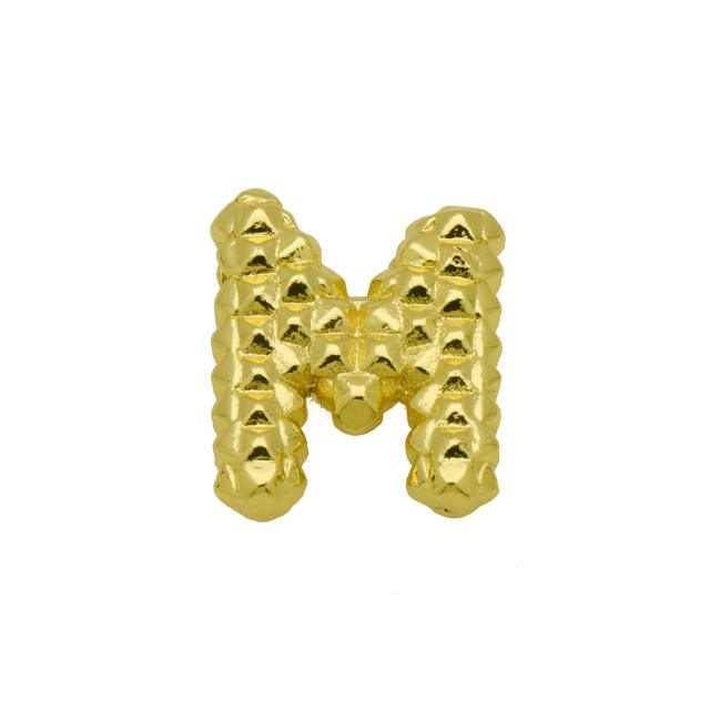 new double-sided pineapple shape 26 English letter initial letter pendant necklace