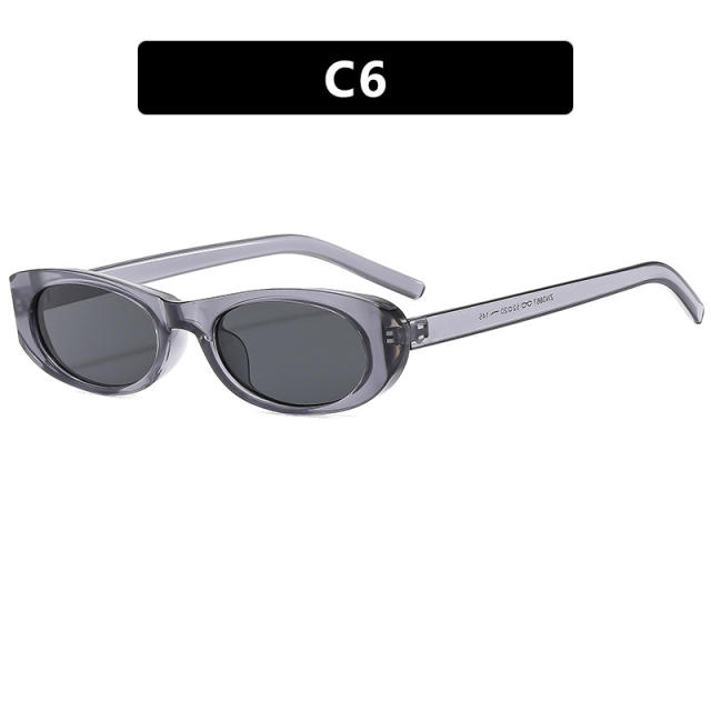 Small Frame Oval Sunglasses 2024 New Cat's Eye Sunglasses