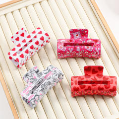 Valentine's Day hot sale women hair claw clips