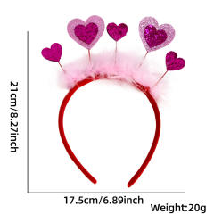 Valentine's Day romantic photo hair accessories headdress love headband