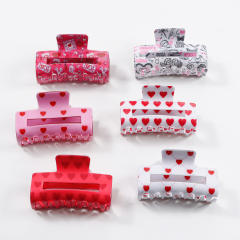 Valentine's Day hot sale women hair claw clips