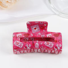 Valentine's Day hot sale women hair claw clips