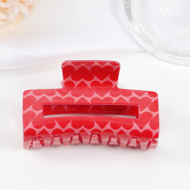 Valentine's Day hot sale women hair claw clips