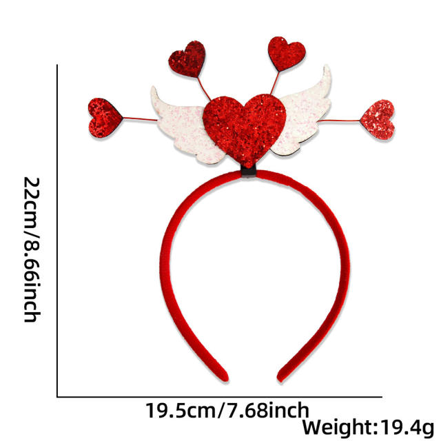 Valentine's Day romantic photo hair accessories headdress love headband