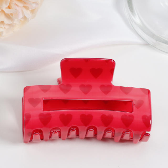 Valentine's Day hot sale women hair claw clips