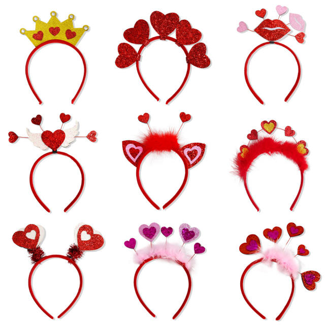 Valentine's Day romantic photo hair accessories headdress love headband