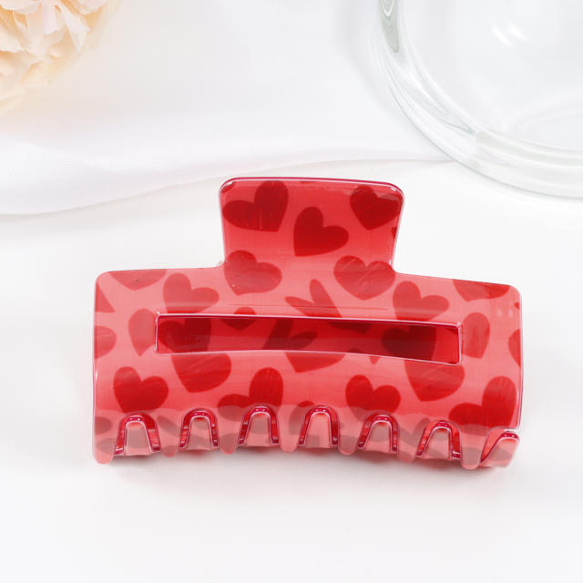 Valentine's Day hot sale women hair claw clips