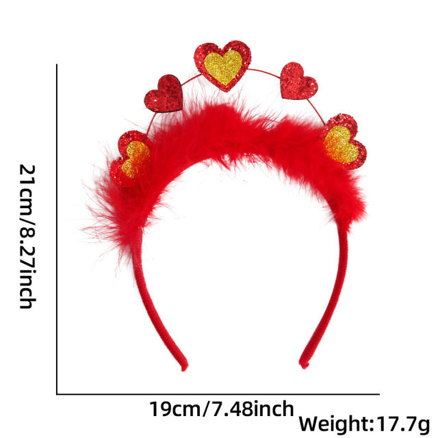 Valentine's Day romantic photo hair accessories headdress love headband