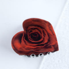Heart shape Valentine's Day women hair claw clips