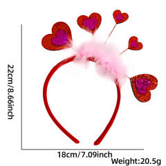 Valentine's Day romantic photo hair accessories headdress love headband