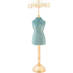 European Style Personality Peacock Blue Bronzing Jewelry Stand Display Stand Wedding Gift Window Display