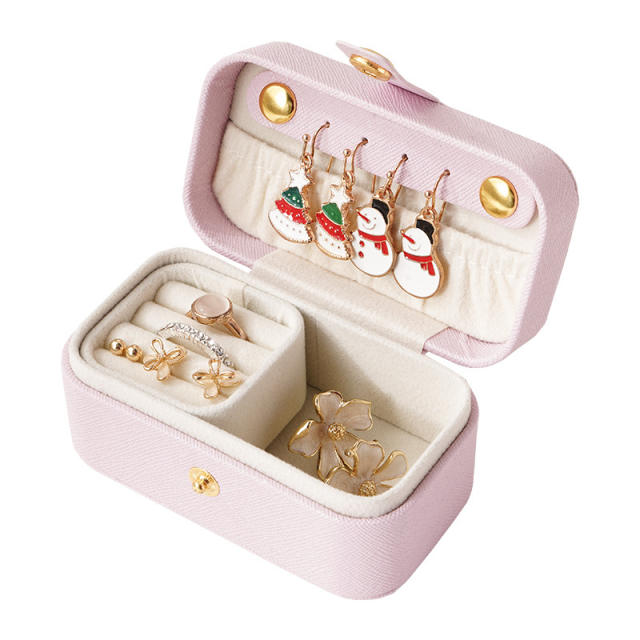 Mini jewelry box travel portable jewelry box