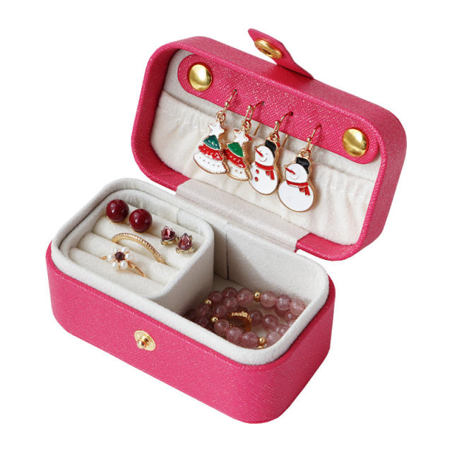 Mini jewelry box travel portable jewelry box